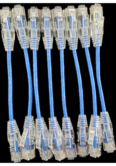 Oem Cat6 10gıgabyte 50u 0.15cm 28awg Mavi Patch Cord Kablo