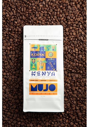 Kenya Aa Top Karigu, Kirinyaga Çekirdek Kahve-250gr-kağıt Filtre Kağıt Filtre