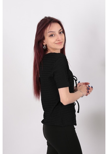 Busem S0017725 Kadın Bluz Siyah