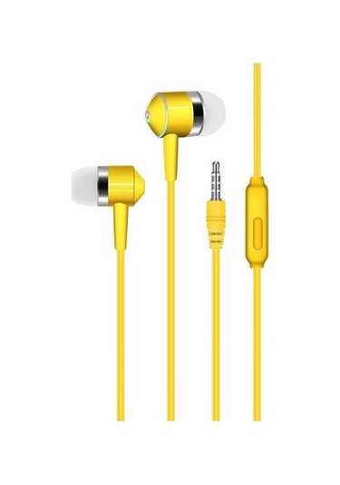 Mikrofonlu Kablolu Kulaklık Rahat Kablolu Kulaklık Çevreleyen Bas Ses Müzik Çağrısı İçin Kulak İçi Kulaklık