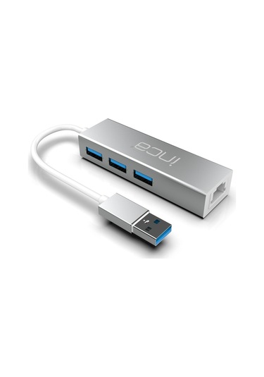 Inca Usb 4port Usb 3.0 Çoklayıcı Hub + Ethernet Rj45 Mulitiplexer - Iusb-03t