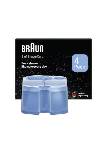 Braun CCR4 Tıraş Makinesi Temizleme Sıvısı 4'lü
