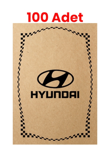 Kraft 120gr Hyundai Oto Paspas Kağıdı 100 Adet - 35x50cm - Kalın