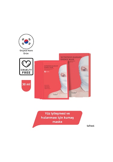 Sudee Nutritious Radiant Energy Mask 30 Ml Cilde Canlılık Ve Nem Kazandıran Kumaş Maske