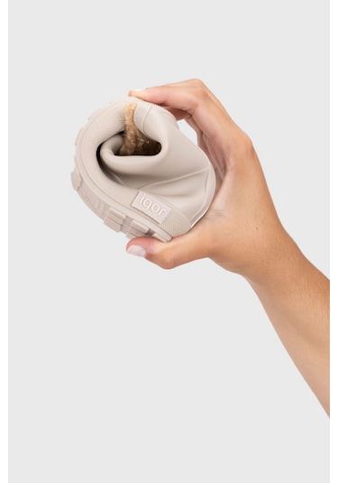 Igor Yogi Borreguito Çocuk Bej Kürklü Yağmur Çizmesi W10306-004 Bej