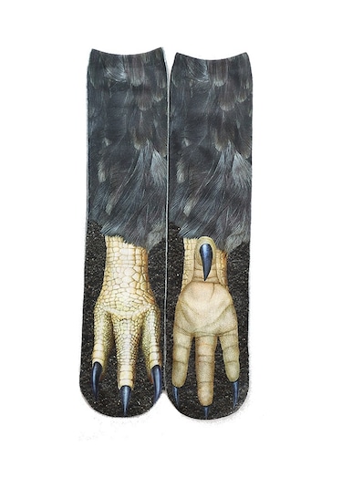 Geeroyoo 3d Hayvan Ayak İzi Çorapları - Kedi Köpek Kaplan Kuş Dinozor Desenli, Erkek Kadın Gençler İçin, Gerçekçi Eğlenceli Fun Socks Diğer