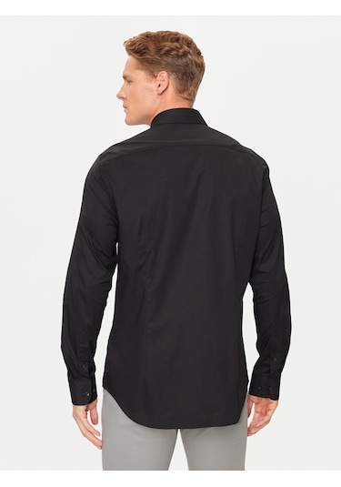 Tommy Hilfiger Erkek Regular Fit Pamuklu Gömlek Siyah