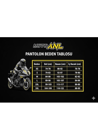 Armode Motosiklet Montu Pantolonu 4 Mevsim Full Korumalı Motorcu Pantlonu