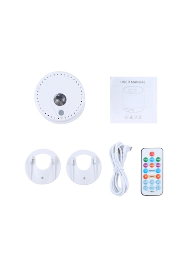 Sones Sa200 Yıldızlı Projektör Sesli Uzaktan Kumandalı Gece Lambası Çok Renkli