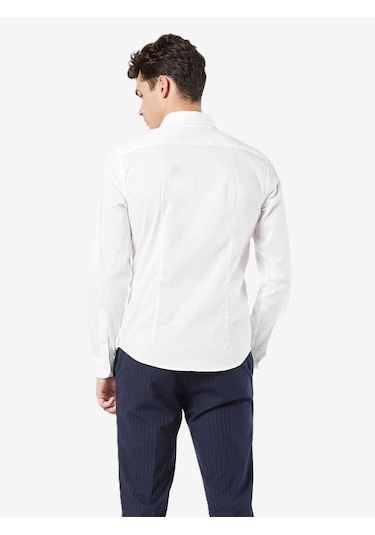 Dockers Refıned Poplın Paper Whıte Erkek Yeşil T-shirt - 28836