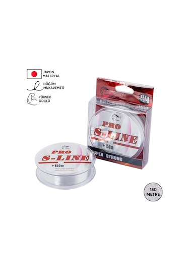 Hayalet Olta Misinası - Japon Materyal - 150 Metre - Pro S-line - 0,16mm