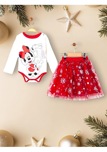 Yeniyıl Kız Çocuk Takım Krem