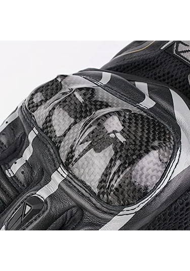 Scoyco Mc109 Karbon Fiber Korumalı Yazlık Eldiven Siyah-gri