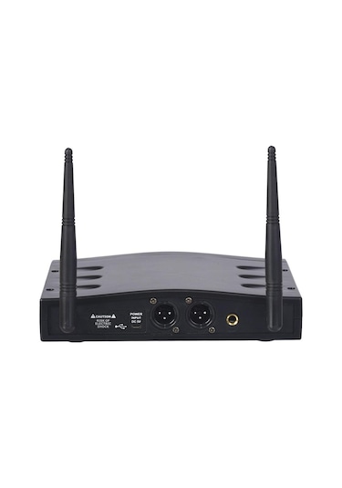 König K-312 Çift El Kablosuz Telsiz Mikrofon 16 Digital Kanal Uhf