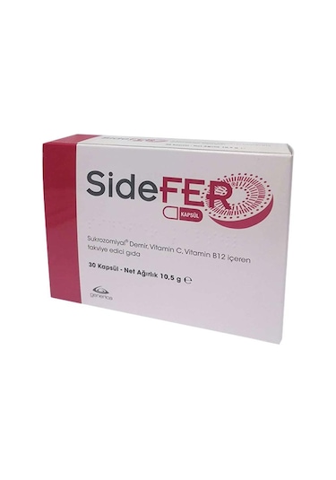 Sidefer Yetişkinler için 30 Kapsül