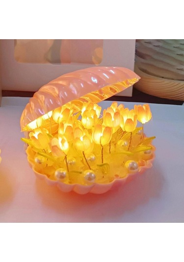 Suntek Lambası Dıy Malzemesi, Nightlight Dekorasyon Süs Başucu Pembe Çok Renkli