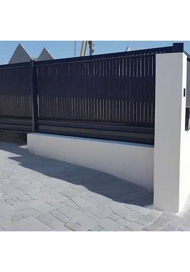 Panel Tel Çit Kaplama Pvc Düz Model