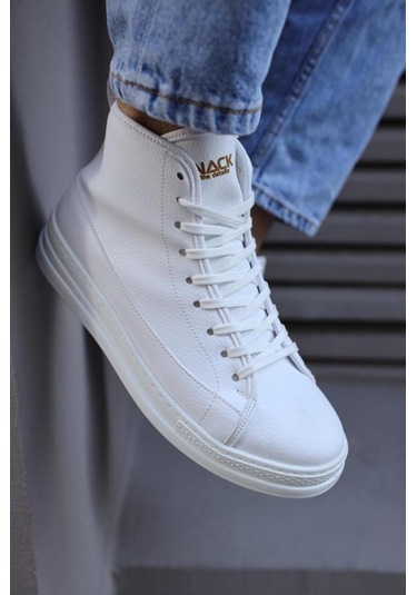 Yüksek Taban Ayakkabı C-030 Beyaz Renklı