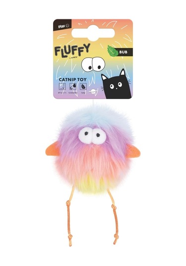 M-pets Fluffy Bub Catnipli Kedi Oyuncağı Multicolor