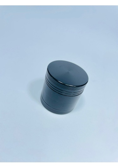 Çelik TutunÖğütücü 4Kademeli Paslanmaz Grinder SiyahRenk//40mm