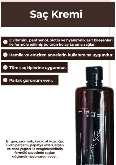The Touch By Seda Altın Saç Kremi 350 ML