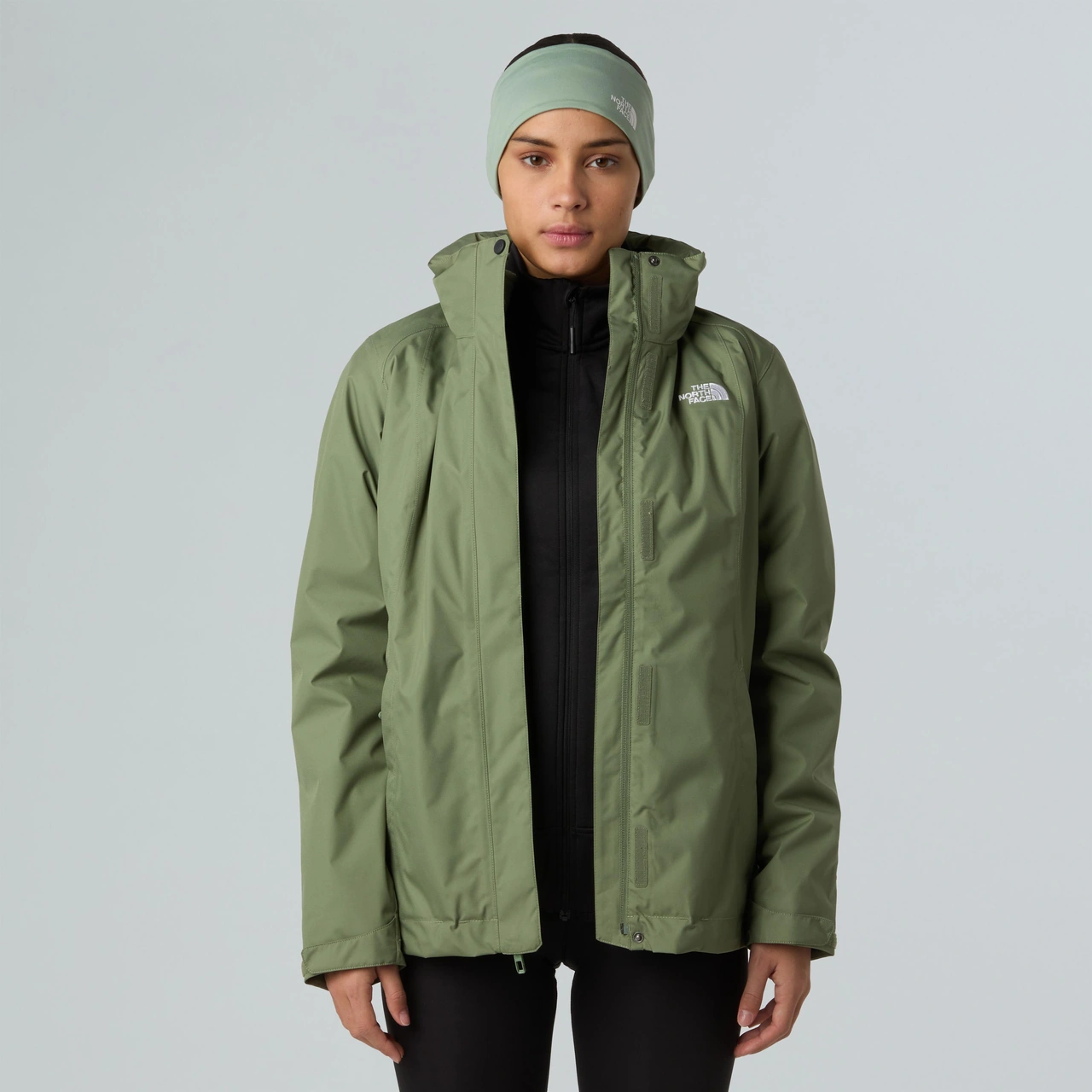 The North Face W Evolve Ii Triclimate Jacket - Eu Kadın Mont-30606 Yeşil