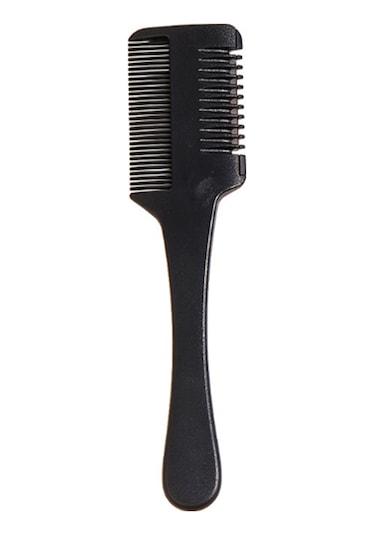 Maiyame Siyah Plastik Saç Trimmerı - Kalın Saç Kesimi Ve Dıy Saç Stilleri İçin Bıçaklı Tarak 1 Adet Bıçaklı