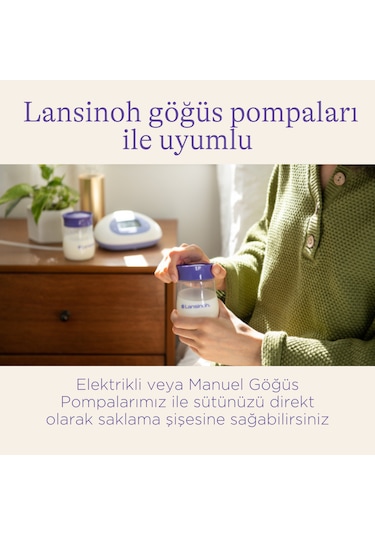 Lansinoh Anne Sütü Saklama Şişeleri 4 Adet