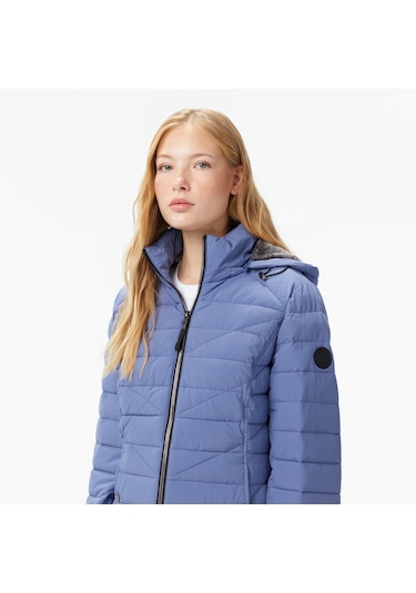Nautica Kadın Mavi Regular Fit Mont Desenli 117003891 Mavi