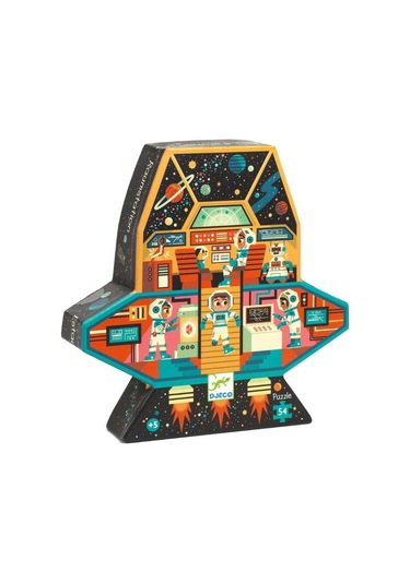 Djeco Dekoratif Puzzle 54 Parça / Space Station