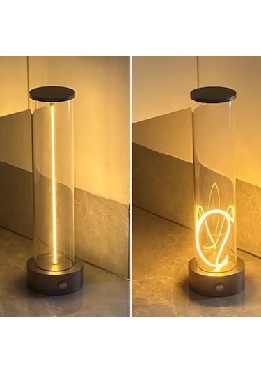 Forlife Dokunmatik Şarjlı Dekoratif Magnetik Led Masa Lambası Gün Işığı