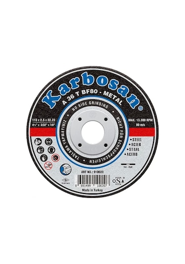 Karbosan Metal Kesici Taş 180x3.0x22.23