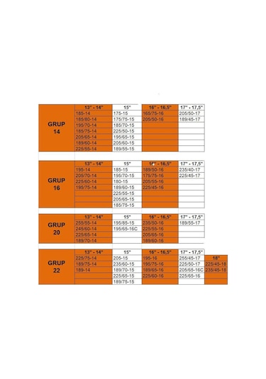 4X4 Kar Patinaj Zinciri 285X50X18 Grup:36 Space Karmatik