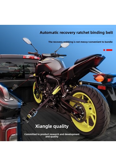 Symbee Otomatik Sıkma Özelliği İle T-kolu Beyaz Çinko Mallar Sıkıcı Kayış - Motosiklet, Bagaj Ve Yüklerin Güvenli Sabitleyici