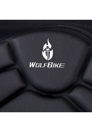 Wezone &quot;wolfbike Kayak Dizlik - Kayak, Buz Pateni Ve Snowboard İçin Esnek Korumalı Spor Ekipmanı&quot; Siyah