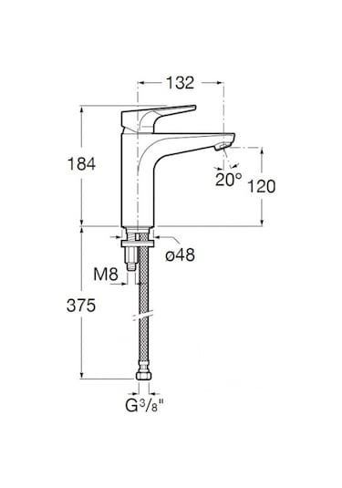 Roca Atlas Lavabo Bataryası A5A3990C00