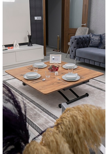 Juppo Üst Tabla Mdf Efesçam Oval Köşe Alt Siyah Dışa Kıvrım