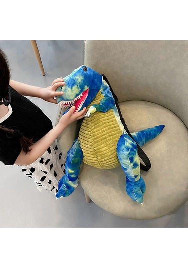 Çocuklar İçin Dinozor Sırt Çantası, 3d Peluş Dinozor Fermuarlı Sırt Çantası, Ayarlanabilir Askılı Karikatür Hayvan Okul Çantası Diğer