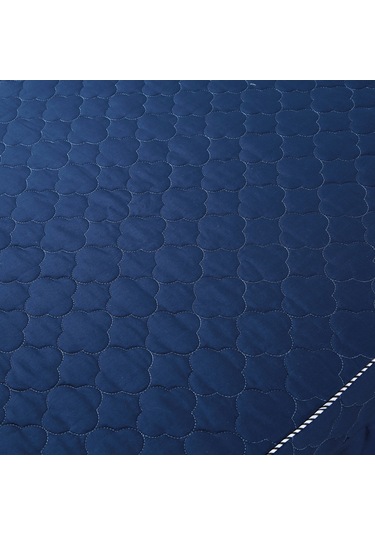 Suntek Delikli 75x28inç Masaj Kozmetik Tablo Valance Sheet Mavi