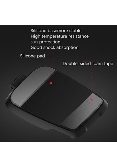 Joyhub Instrumentatue Araba Gezinme Cep Telefonu Tutucu Siyah Siyah Vantuzlu Sn84hb