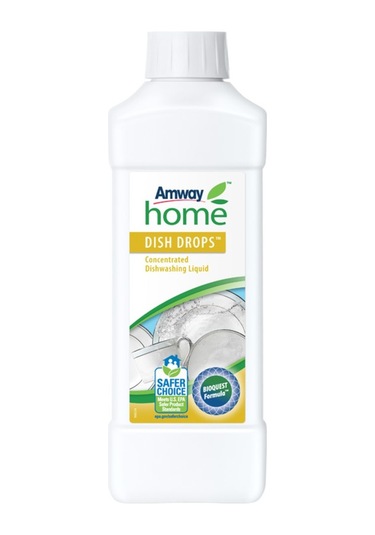 Amway Home Dish Drops Konsantre Sıvı Bulaşık Deterjanı 1 L + Dish Drops Ovma Teli 4 Adet + Ölçek Şişesi 500 ML