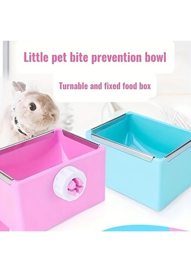 Willowhaven Pembe 1 Adet Dayanıklı Devrilmez Tavşan Mama Kabı - Çiğneme Ve Tırmalama Dirençli
