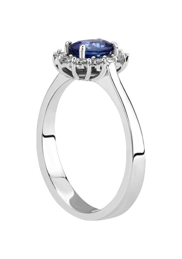 Pırlanta Safir Yüzük (215890366)