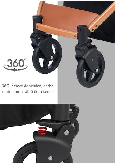 Bebegold Truva Travel Sistem Bebek Arabası
