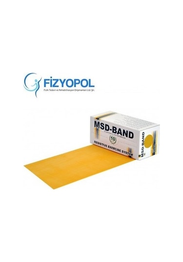 Msd Moves Band 5.5 Metre Gold Egzersiz ve Pilates Direnç Bandı