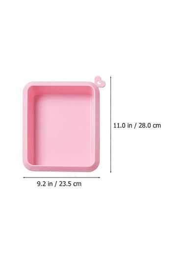 2 Adet Ev Silikon Pişirme Kalıpları Kek Kalıpları Kendin Yap Pişirme Aletleri Pişirme Kapları Çok Renkli