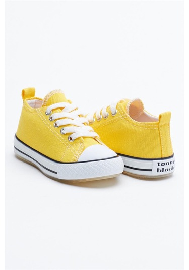 Rahat Kalıp Işıklı Bağcıklı Çocuk Unisex Sarı Spor Ayakkabı Tb998-3 Sarı