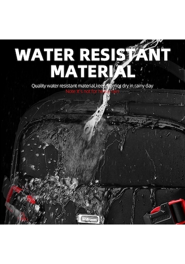 Wiersoon W50306 Genişletilebilir 42l Seyahat Laptop Sırt Çantası Siyah