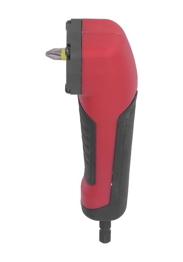 Vkemall 1/4 İnç Köşe Adaptörü, Manyetik Tutucu Ve Ergonomik Kollü, Dar Mekanlarda Somun/vidalı Torna, S2 Çelik Ve Abs Malzeme