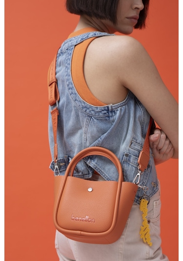 Unıted Colors Of Benetton Kadın El Çantası Bnt 1511 Std / Turuncu Turuncu